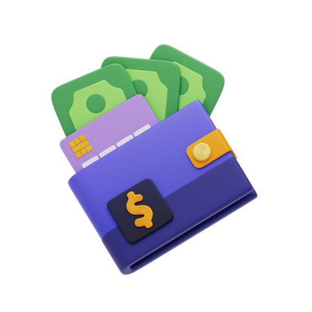 Wallet  3D Icon