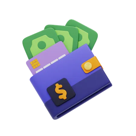 Wallet  3D Icon