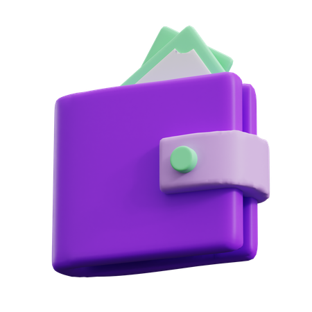 Wallet  3D Icon