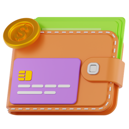 Wallet  3D Icon