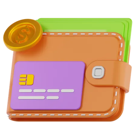 Wallet  3D Icon