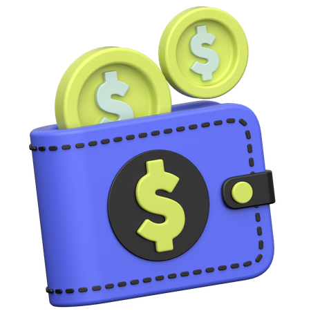 Wallet  3D Icon