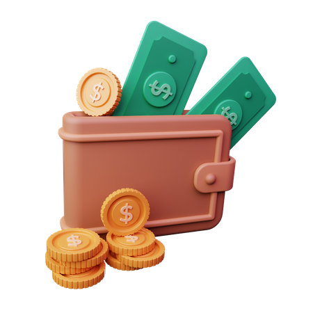 Wallet  3D Icon