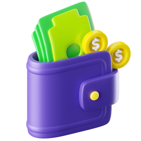 Wallet  3D Icon