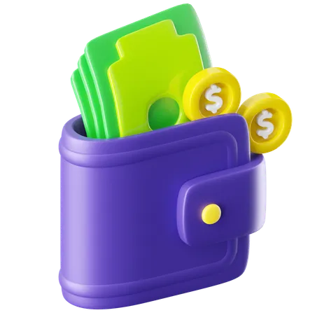 Wallet  3D Icon