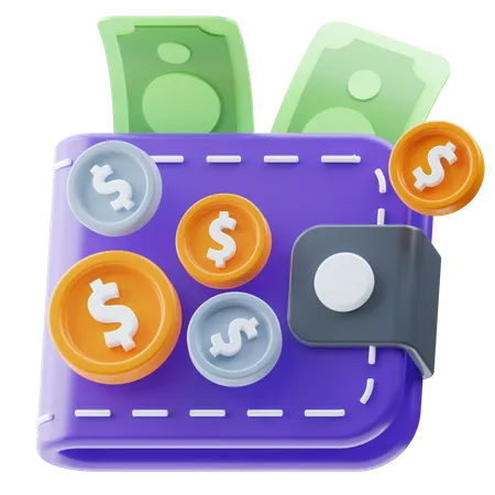 Wallet  3D Icon