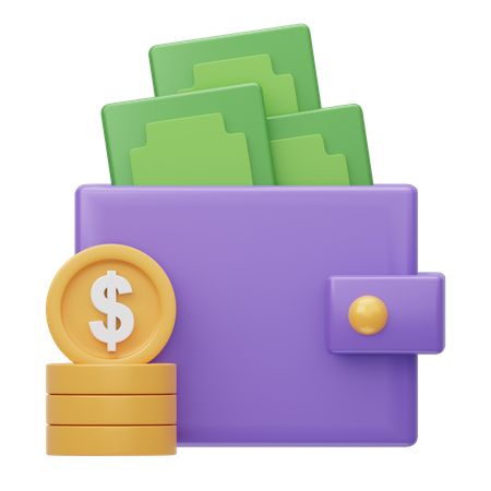 Wallet  3D Icon