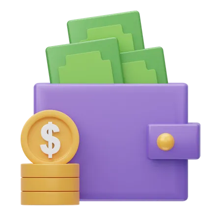 Wallet  3D Icon