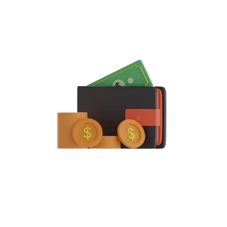 Wallet  3D Icon