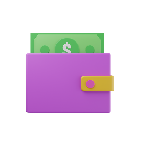 Wallet  3D Icon