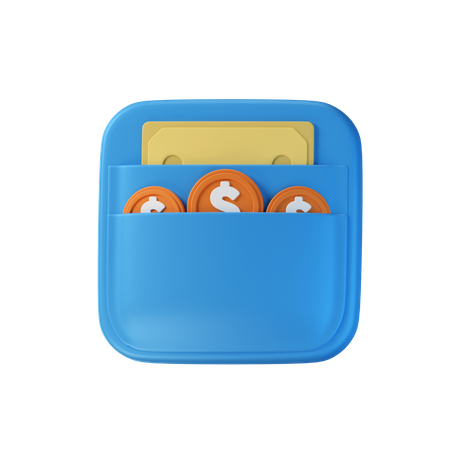 Wallet  3D Icon