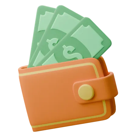 Wallet  3D Icon