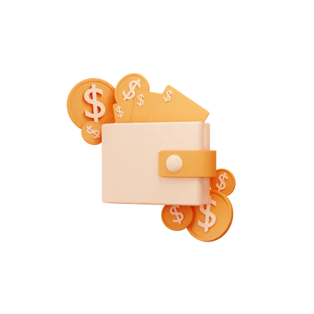 Wallet  3D Icon