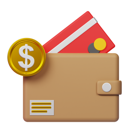 Wallet  3D Icon