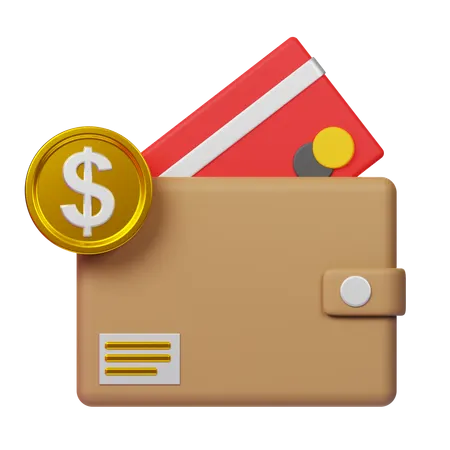 Wallet  3D Icon