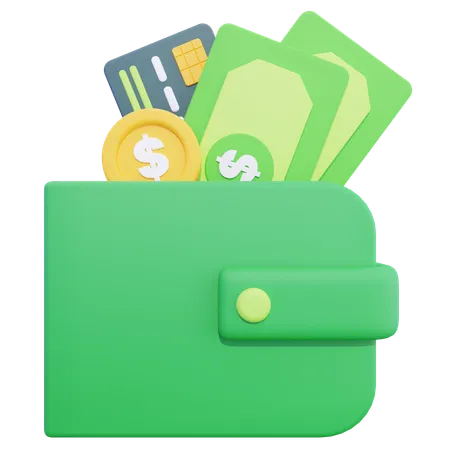 Wallet  3D Icon