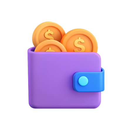 Wallet  3D Icon