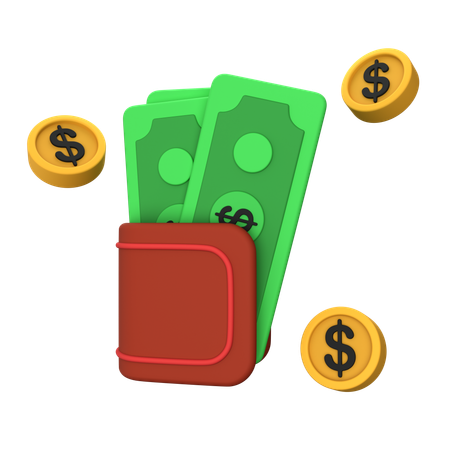 Wallet  3D Icon