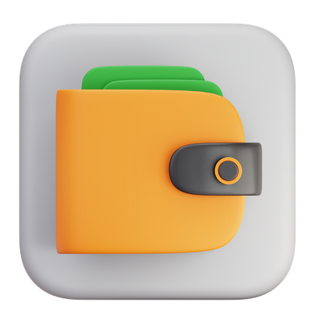Wallet  3D Icon