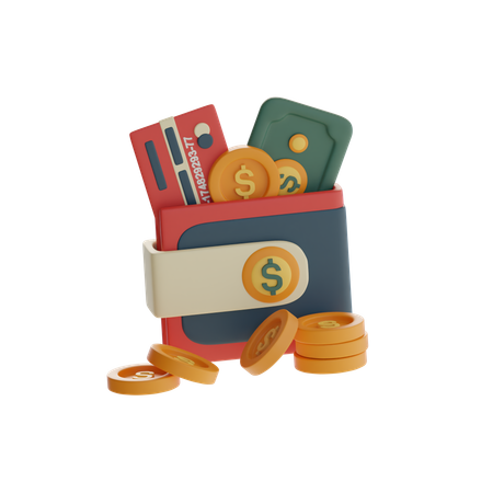 Wallet  3D Icon