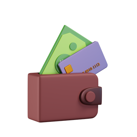 Wallet  3D Icon