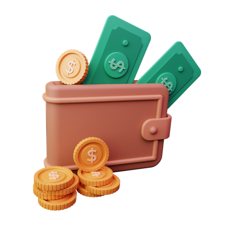 Wallet  3D Icon