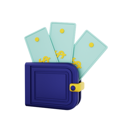 Wallet  3D Illustration