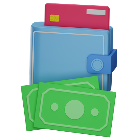 Wallet  3D Illustration