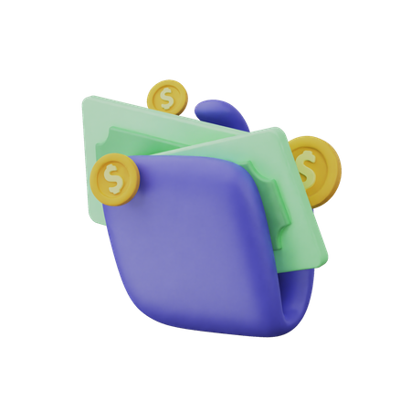 Wallet  3D Illustration