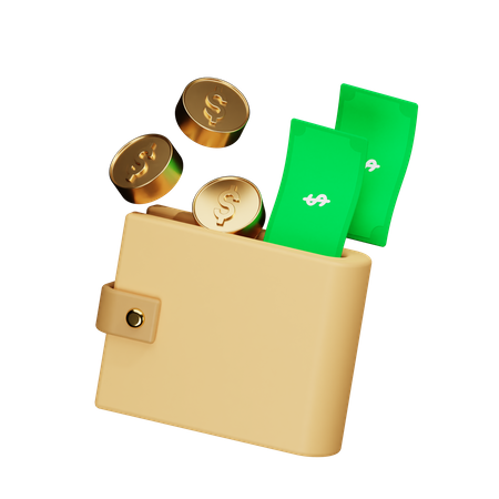 Wallet  3D Illustration