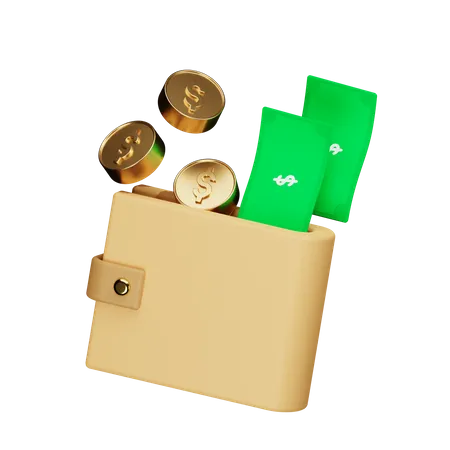 Wallet  3D Illustration