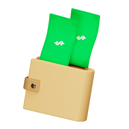 Wallet  3D Illustration