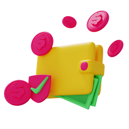 Wallet  3D Illustration