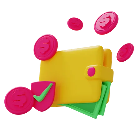 Wallet  3D Illustration