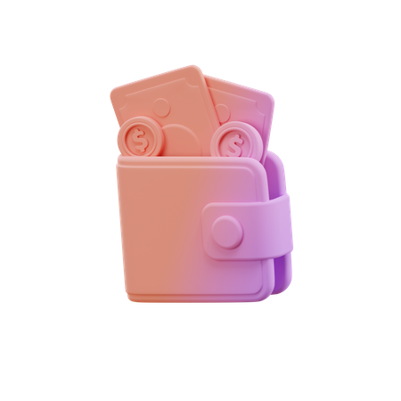 Wallet  3D Illustration