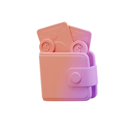 Wallet  3D Illustration