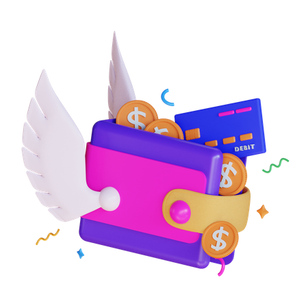 Wallet  3D Illustration