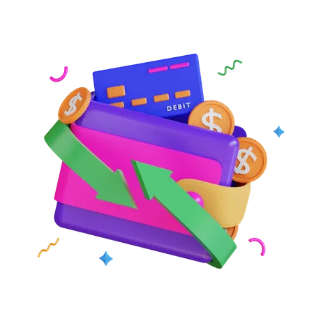 Wallet  3D Illustration