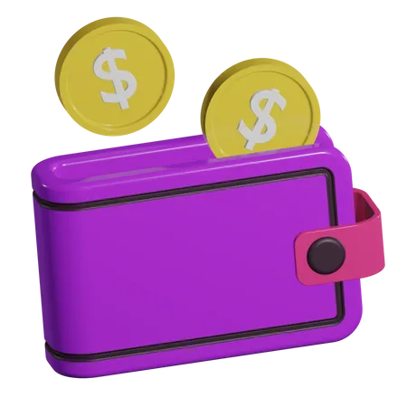 Wallet  3D Illustration