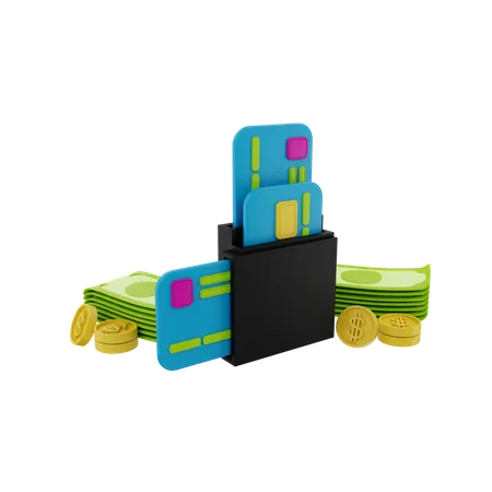 Wallet  3D Illustration