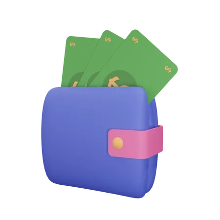 Wallet  3D Illustration