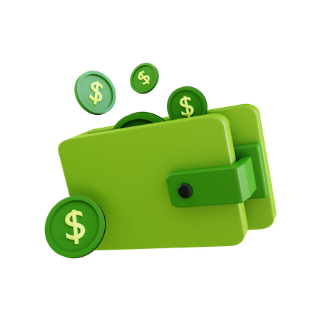 Wallet  3D Illustration