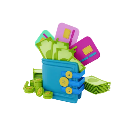 Wallet  3D Illustration