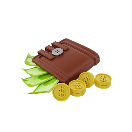 Wallet  3D Illustration