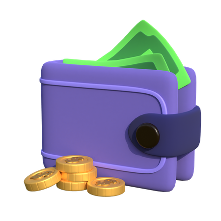 Wallet  3D Illustration