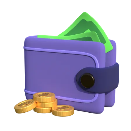 Wallet  3D Illustration