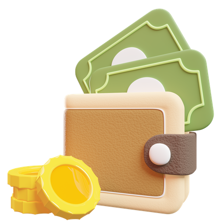 Wallet  3D Illustration