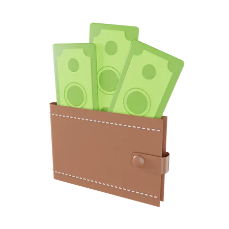 Wallet  3D Illustration