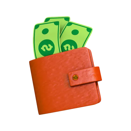 Wallet  3D Illustration