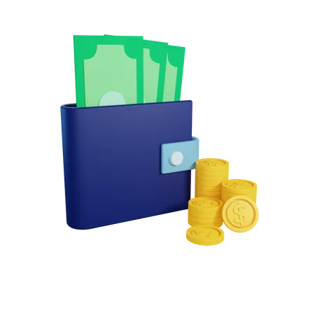 Wallet  3D Illustration